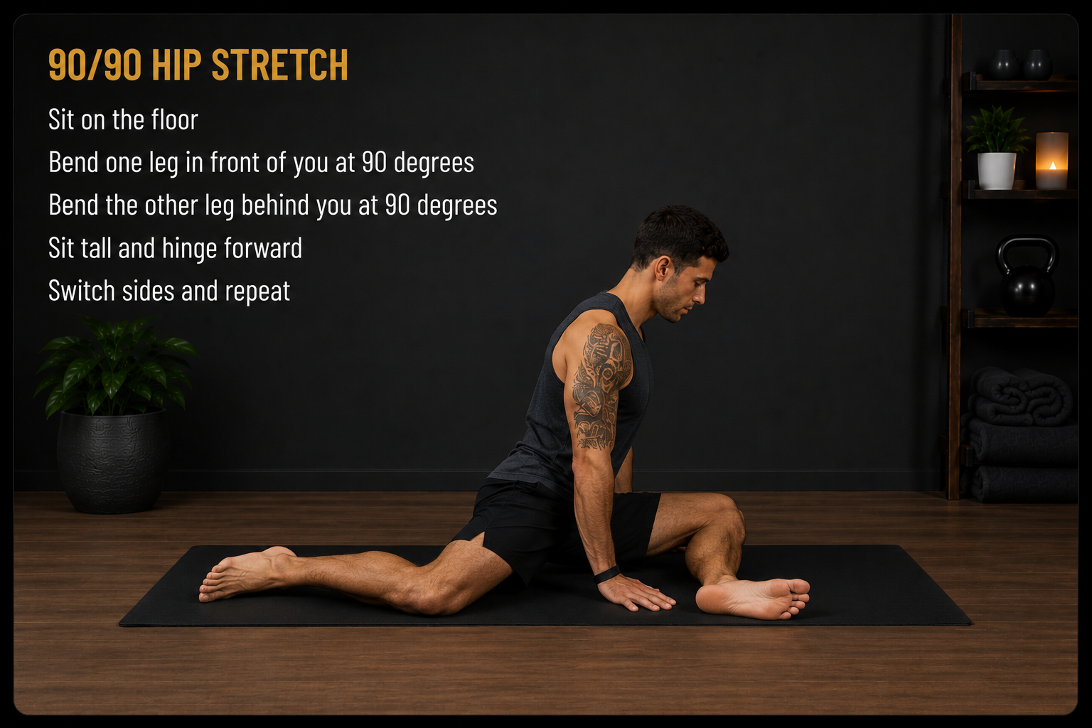 90/90 Stretch