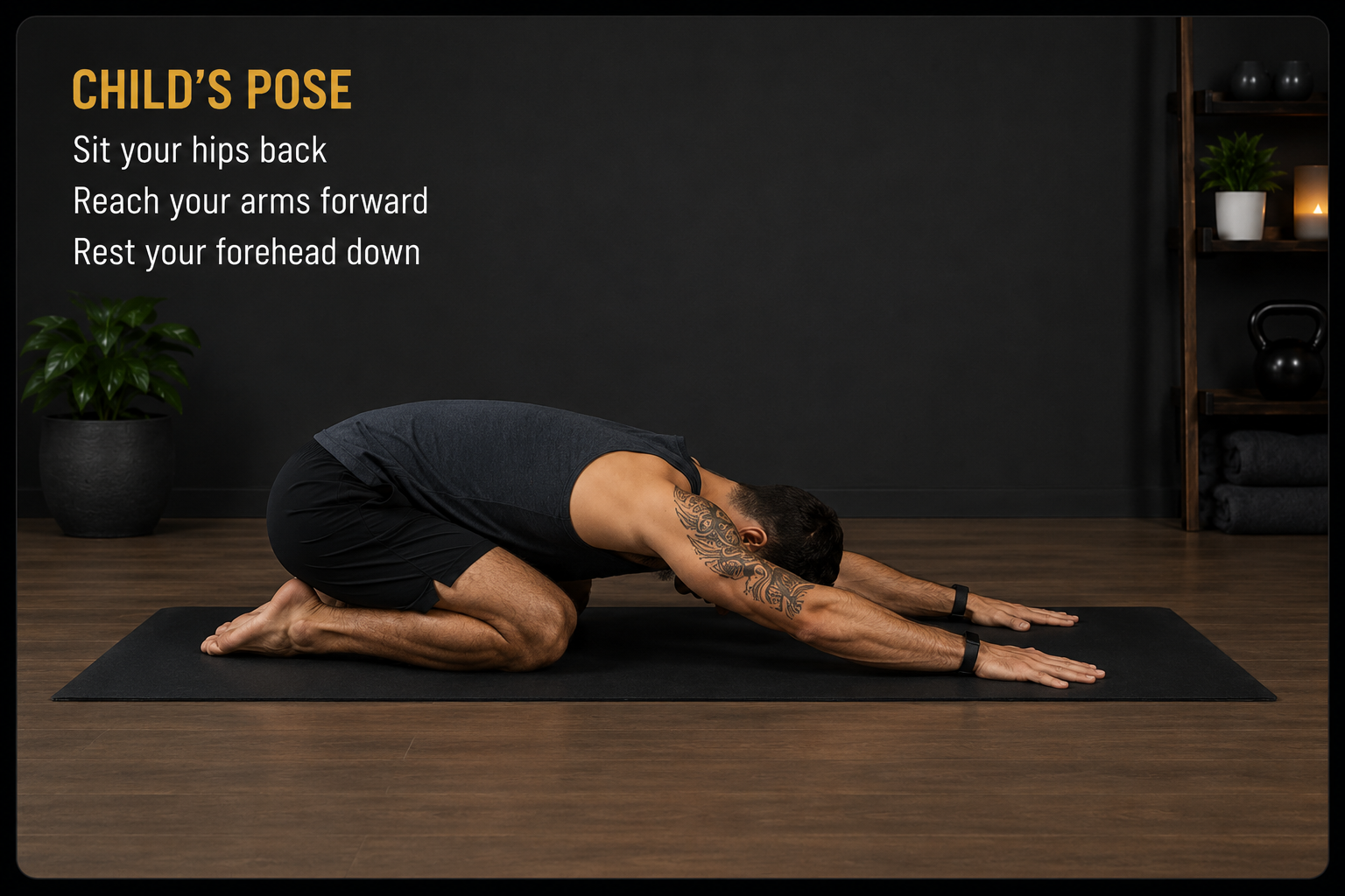Child's Pose Stretch
